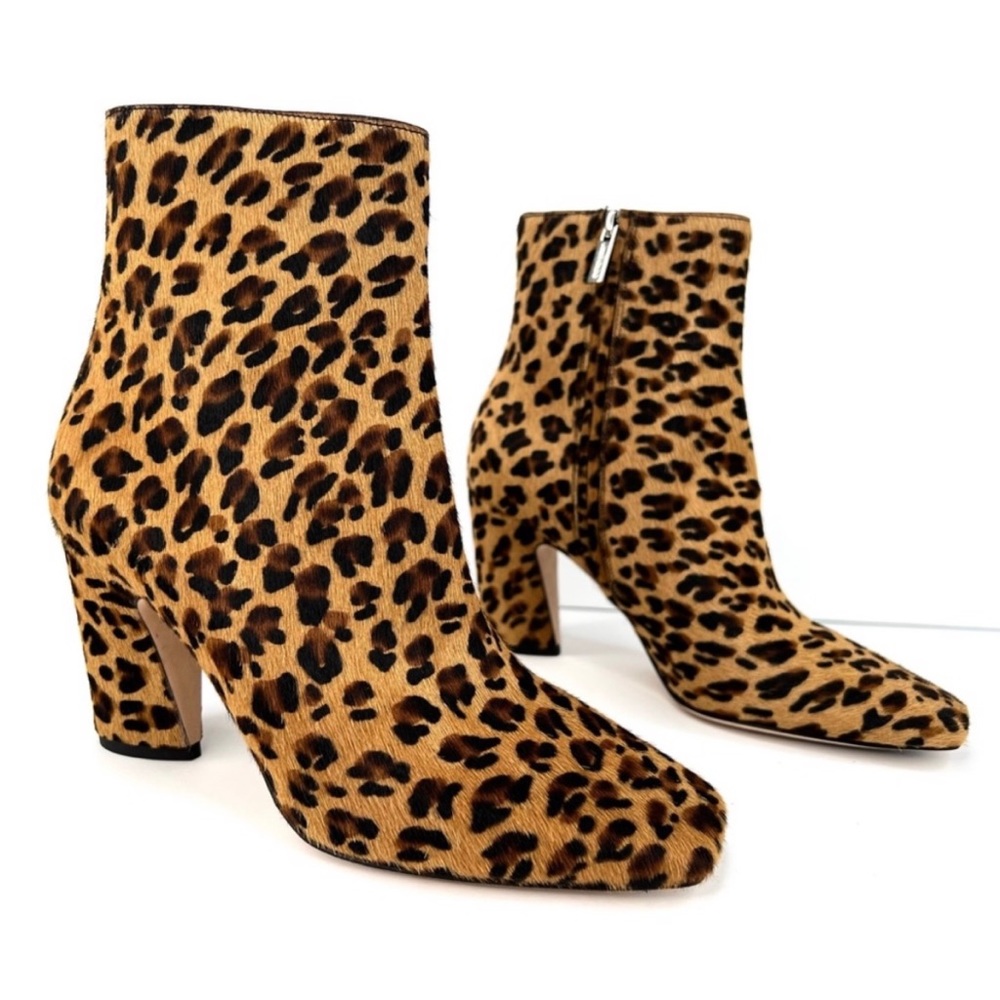 JIMMY CHOO Leopard Ankle Booties